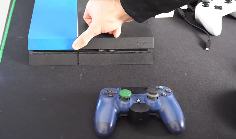 Press And Hold The Power Button On Your Ps4 Console