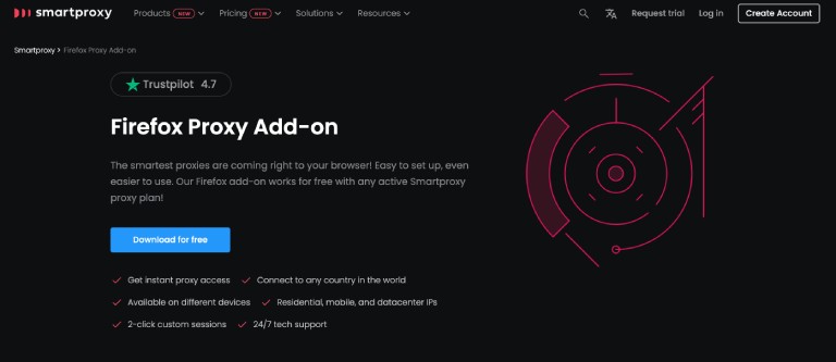 Smartproxy Firefox Add-On