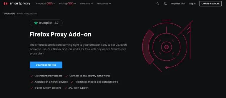 Smartproxy Firefox Add-on