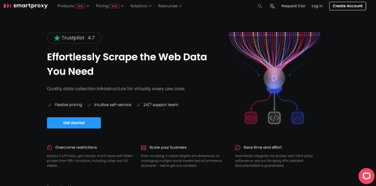 Smartproxy Homepage