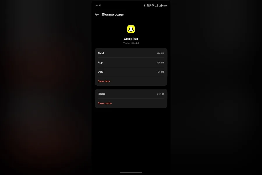Snapchat storage settings Snapchat storage settings