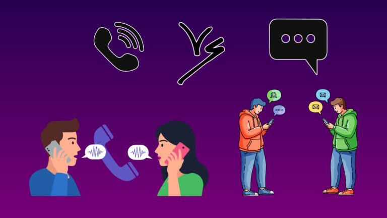 Calls Vs Messaging Statistics