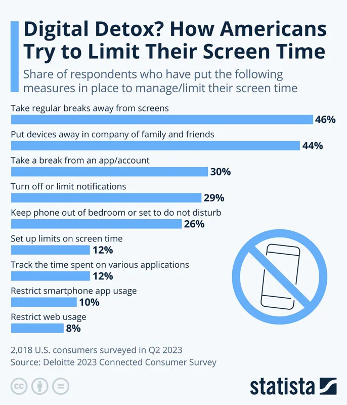 Digital Detox Measures Used by Americans