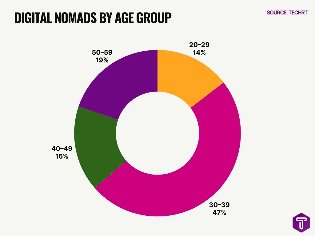 Digital Nomads By Age Group Digital Nomads By Age Group