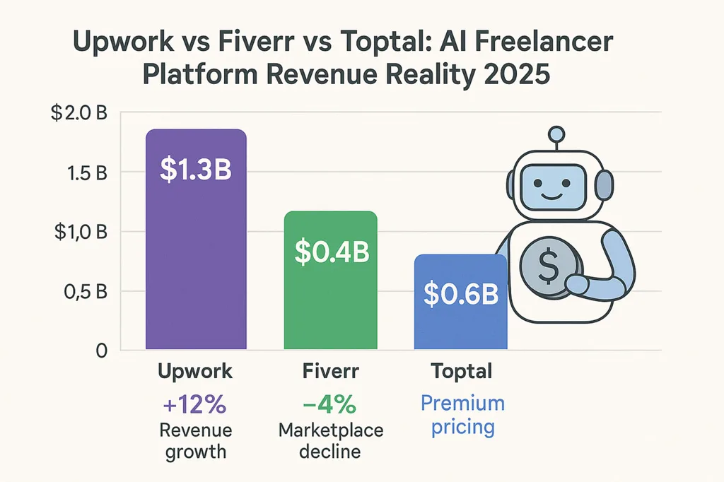 Upwork Vs Fiverr Vs Toptal Ai Freelancer Platform Revenue Reality 2025